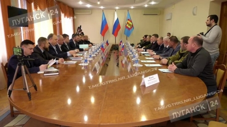 Делегация Федерального Народного Совета посетила Луганскую Народную Республику. 1